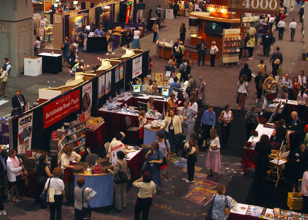 Book signing table